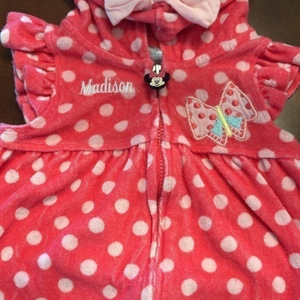 ❤️3 for $15!❤️ 
Madison!! A Minnie Mouse Terrycloth Dress/Swim Cover-up!